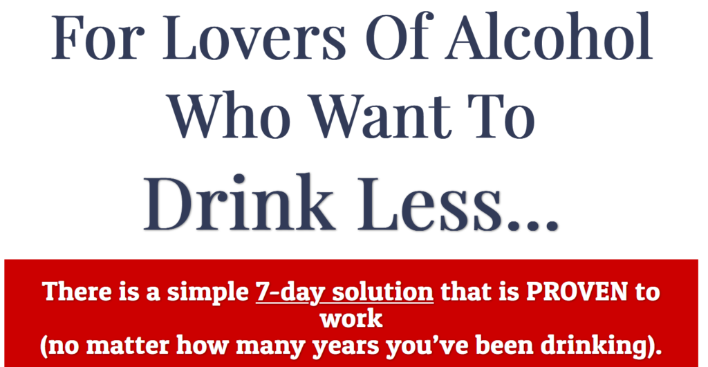 7 days to drink less