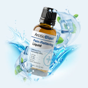 Artic Blast Pain Relief Drops bottle