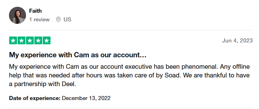 deel reviews