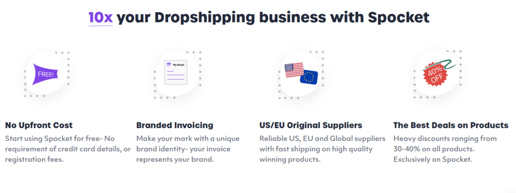 spocket dropshippng supplier