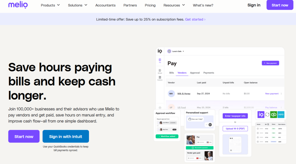 Melio payments 
