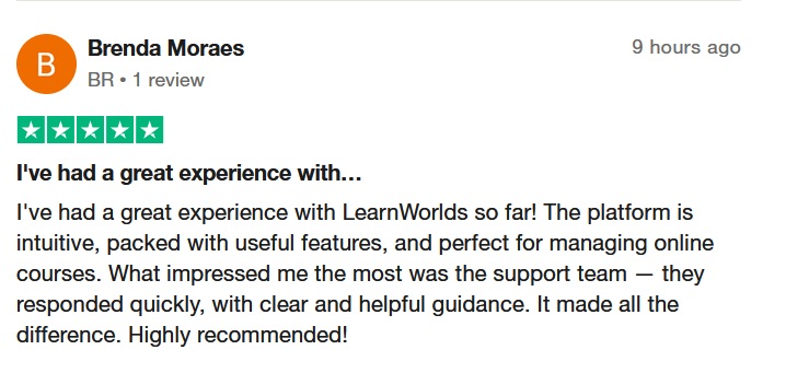 Learnworlds trustpilot1