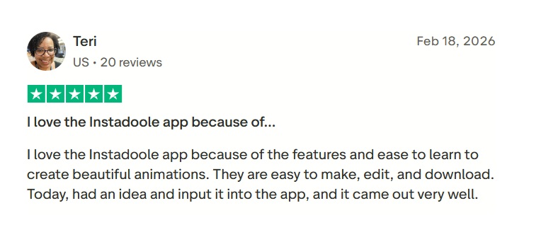 Instadoodle trustpilot