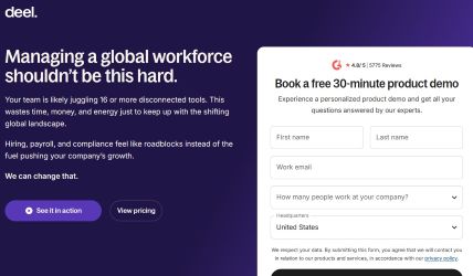 Deel Global Payroll Home