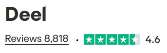 Deel Trustpilot review 2026