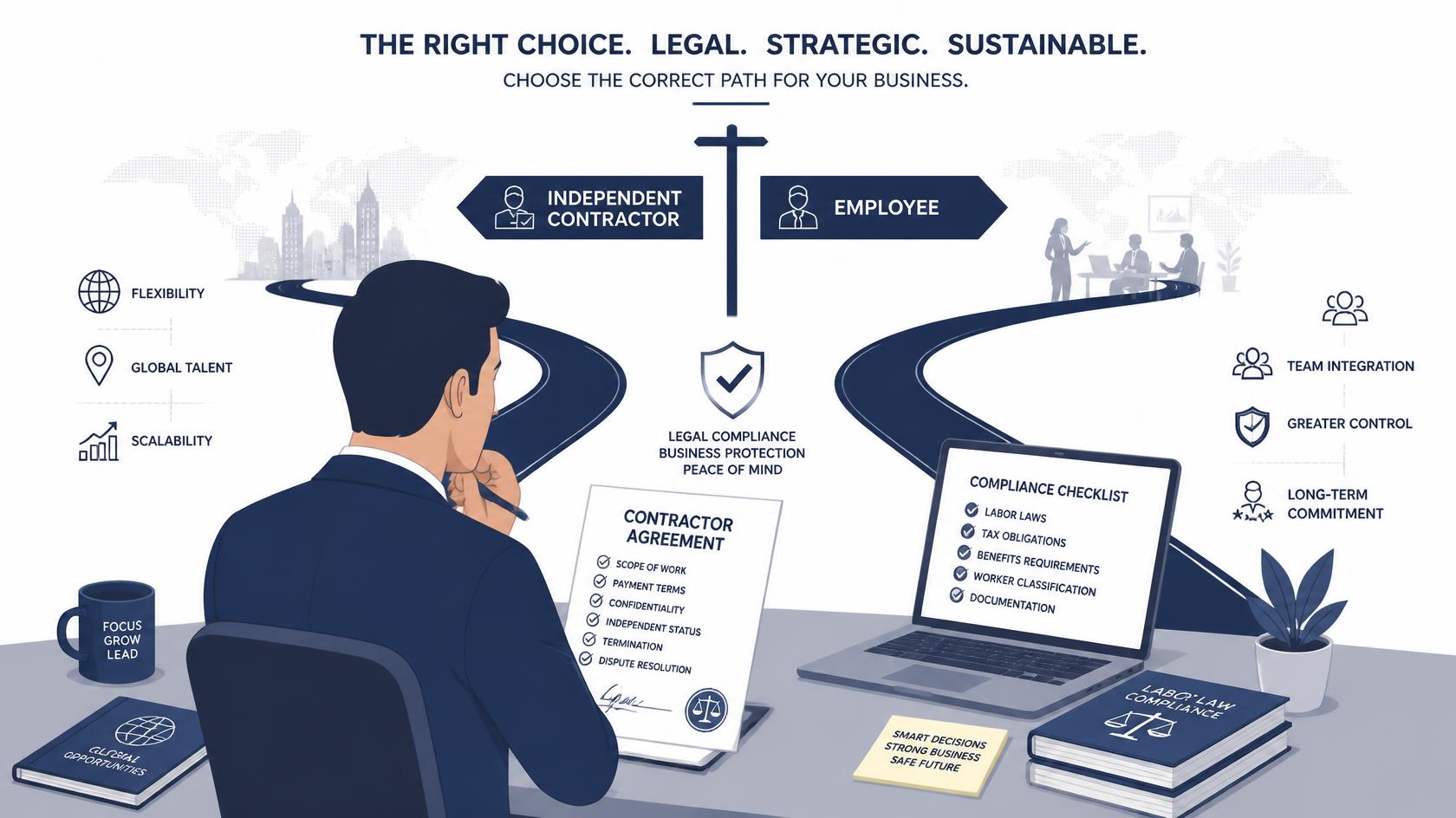Contractor aggreement classification
