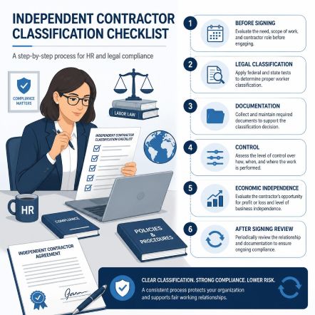 independent Contractor classification checklist
