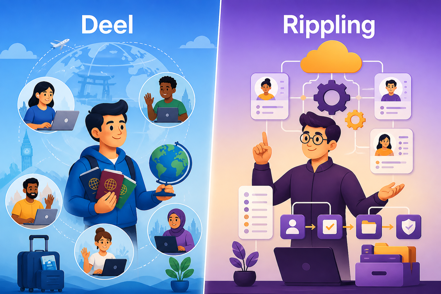 Deel vs Rippling comparison